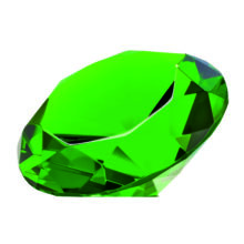 Klaasist roheline teemant-GoodMark OÜ